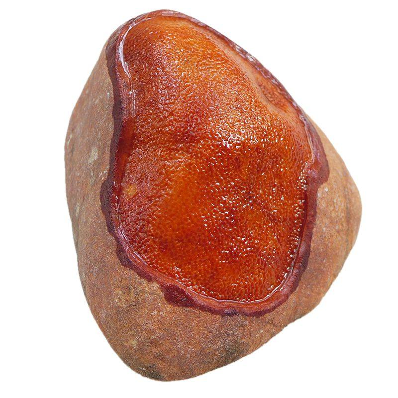 高端红翡天然老坑a货翡翠原石520g