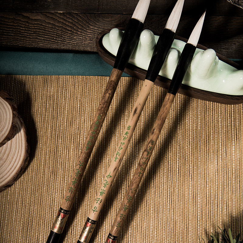 国家级非遗传承湖笔王小卫制《古法兼毫大中小》适合入门级行楷