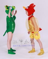 儿童愤怒的小鸟服装捣蛋猪卡通动物游戏服装幼儿舞蹈演出服表演服