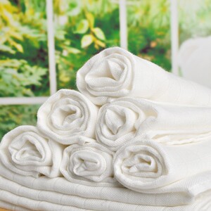 新生儿尿布婴儿春夏季介子竹纤维尿布30%纯棉可洗10条装纱布尿布