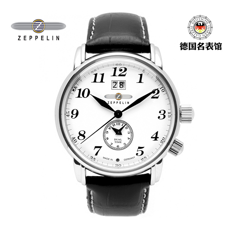 齐博林(Zeppelin) LZ127 Count系列 德国石英男手表 7644-1|msdalam kategori jam tangan, 欧美腕表 - dari Buy2taobao.com untuk memberikan perkhidmatan ejen Taobao profesional membeli