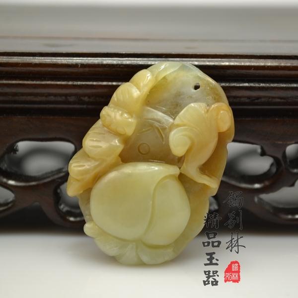 镯别林玉器 天然黄白老玉挂件 和田玉佩女款 黄白老玉吊坠 送证书|ruв категории ювелирные изделия/алмаз/жадеит/золото, нефрит, монисто - от Buy2taobao.com для оказания профессиональной услуги покупки агента Taobao