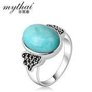 Very Thai Tianhe Korean stone ring, 925 Silver fashion female finger ring fashion new jewelry