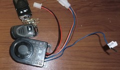 36V48v电动车防盗器报警器锂电池配件