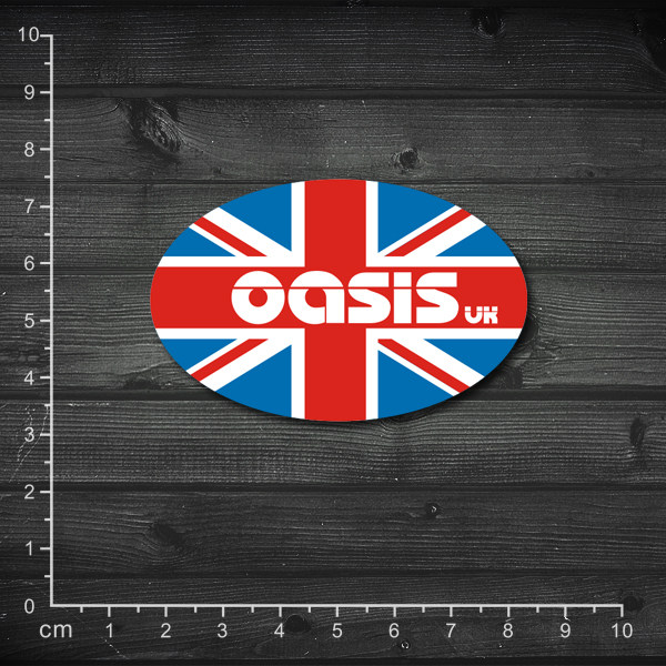 单张 英伦摇滚 britpop oasis 绿洲乐队 旅行箱贴纸 防水箱贴