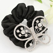 G015 good jewelry-hair jewelry made by Korean Korea retro flower butterfly rope end