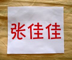 店铺满30元包邮(入托印名,姓名贴,名字贴)被子用 超大号名字条 缝