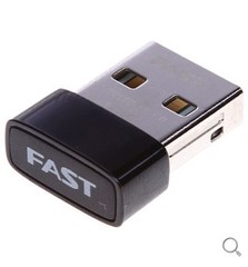 迅捷（FAST）FW150US 超小型150M无线USB网卡 台机无线wife接受器