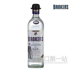 洋酒 Broker's Gin 布睿克金酒 杜松子酒 伦敦绅士酒 正品包邮