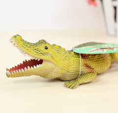 仿真动物模型 发声鳄鱼玩具 爬行动物 儿童早教玩具礼物 环保套装