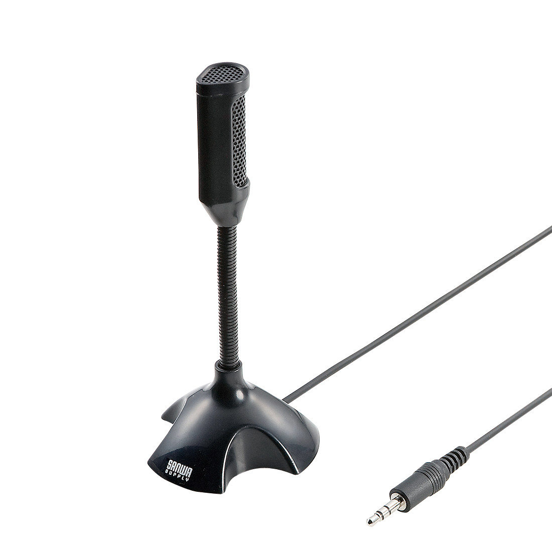 日本sanwa supply mm-mc15bk电脑麦克风录音便携全向桌面式小巧可爱