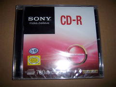 索尼（SONY）单片厚盒装CD刻录盘