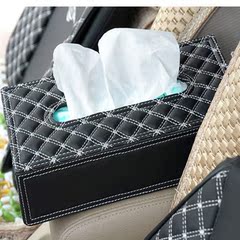 韩版系列汽车遮阳板纸巾盒 创意挂式纸巾盒 高档车载车用抽纸盒
