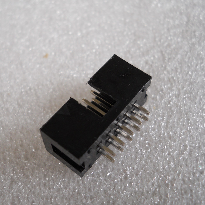 idc10 简易牛角座子 单片机isp接口座子2.54mm间距 10只