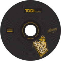 TODI  CD-R黑胶光盘 多丽 高品质黑胶CD-R 音乐光盘 CD刻录盘