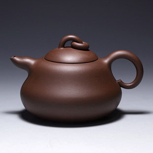 徐兰全手工《葫芦》黄龙山紫泥230cc紫砂壶