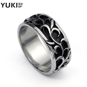 YUKI men''s titanium steel ring jewelry retro hipster Korean pretty boys ring finger ring Club ring