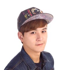 2014春季新款 韩版时尚潮贴布字母男帽 嘻哈涂鸦个性女帽 棒球帽