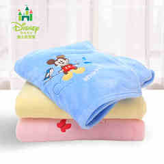 迪士尼婴儿毛毯儿童毯夏季空调毯 超柔法兰绒婴儿盖毯