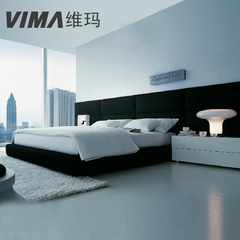 布艺床 维玛现代简约布艺床1.5米 双人床软床1.8米定制设计师床