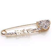 Smile bags e-mail love letters Crystal rhinestone brooch women corsage pins led Korean brooch jewelry