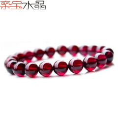 Bao natural Crystal purple rose red garnet bracelet ladies fashion jewelry 7.5mm bracelets