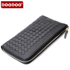 Doodoo lambskin leather purse handbag wallet prepared in Europe and single zipper around wallet handbag new purse