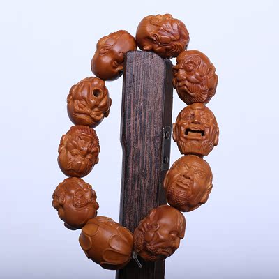 核雕名家 舟山老艺人丁志贤【十八罗汉2】 10籽 2.