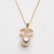 Smiling post new Korean version pendant necklace of pearls rhinestones collar accessories jewelry pendants jewelry for men and women