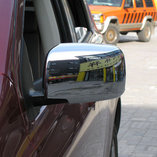 08-16老新款逍客后视镜盖贴倒车镜罩车身白金亮条防护装饰改装件