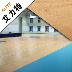 艾力特枫木纹4.5mm篮排球健身房运动场地馆PVC运动塑胶地板