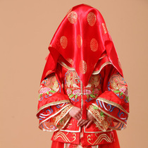 Chinese Wedding Dress Bridal red headdress wedding dress wedding accessories