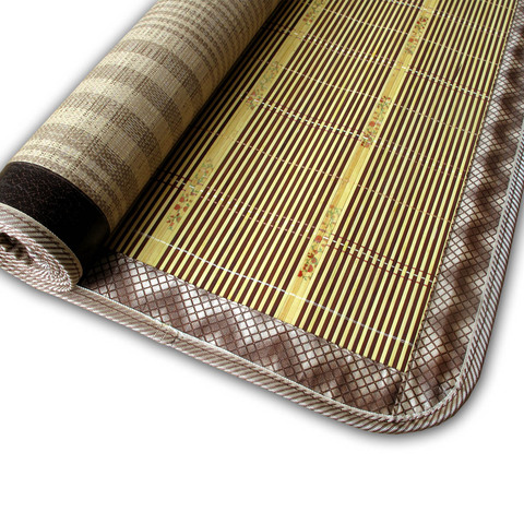 学生宿舍0.8m0.9米1米双面席折叠竹席1.35米1.5米1.8米凉席子1米8