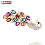 Smiling Peacock say Korean Barrette clip hair accessories Korea top clamp horizontal clamp headdress ornament 801333