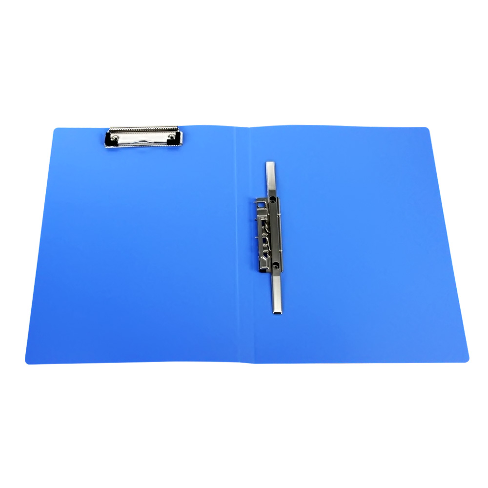 得力办公文件夹强力双夹办公文具用品资料夹子a4塑料文件收纳夹