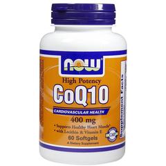 现货 美国Now Foods 高含量全天然反式辅酶Q10胶囊， 400mg/60粒