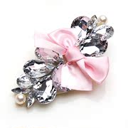 Smiling bow white Korean Barrette clip hair accessories Korea top clamp horizontal clamp headdress ornament 364643