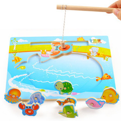 特价 儿童玩具益智早教钓鱼玩具木制仿真磁性过家家玩具