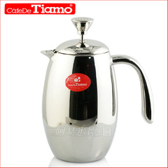 阿基米德咖啡Tiamo日本不锈钢哥伦比亚壶/法压壶 HA1536 800CC