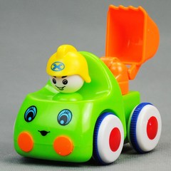 惯性工程车 卡通工程车玩具 ABS彩色环保塑料 加厚耐摔 益智玩具