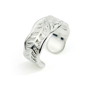 YUKI silver ring jewelry ladies open ring ring 925 Silver fashion new men''s pinky leaves common