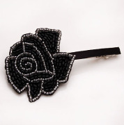 Smiling fashion jewelry jewelry Black Peony Korean Barrette Korean style 351171