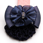 Smiling office worker velvet NET-rope accessories hair nets hair nets hair clip comb 36052