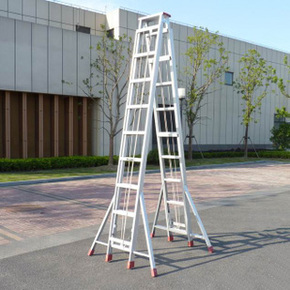 创步多功能折叠梯子铝合金加厚家用梯伸缩梯人字阁楼梯关节工程梯