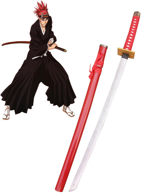 死神阿散井恋次斩魄刀始解前木刀蛇尾cosplay武器道具现货发售cosplay