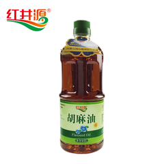 红井源胡麻油1L/亚麻胡麻油食用油/麻油/多省包邮！