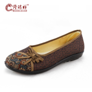 Authentic Long Ruixiang shallow old Beijing cloth shoes women's shoes flats shoes bow MOM and old shoes shoes