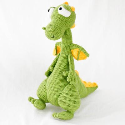 毛线手工编织玩偶卡通小动物手编小恐龙钩针织diy手工制作材料包