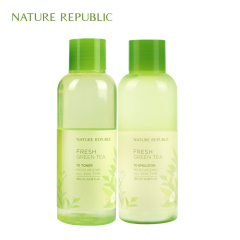 韩国naturerepublic绿茶水乳2件套补水控油、平衡水油