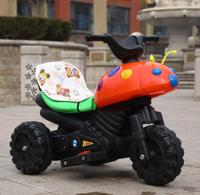 儿童电动摩托车三轮车甲壳虫图片